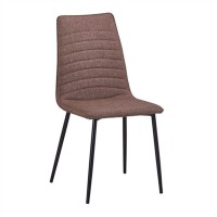 Hot sell hotel Furniture high quality brown fabric velvet upholstered metal hotel chair