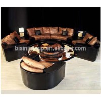 Italianism curved sofa set for hotel villa