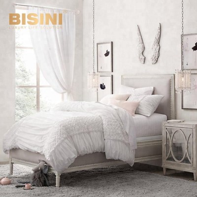 Bisini American Style Kids Single Bed, Modern Style Children Wooden Single BedBF07-10327