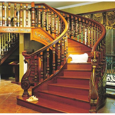 BISINI Luxury Customized Wood Stair Case